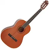 Gear4Music Guitare Classique Deluxe 3/4 par Natural