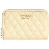 GUESS Femmes, Portefeuille, Atabey SLG Medium Zip Around Wallet, Jaune