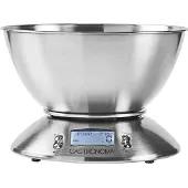 Gastronoma Küchenwaage M. Schüssel 5kg (Gastronoma Digi Edst), Balance, Argent