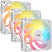 Corsair Microsystems RS120-R - Ventilateur châssis - inverse - 120 mm - blanc (pack de 3)