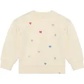 Noppies Sweat-shirt crème / azur / pourpre / argent