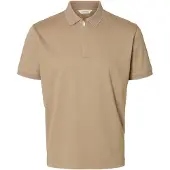 Selected T-Shirt 'SLHFAVE' cappuccino