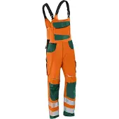 Kübler Salopette PSA Reflectiq 3207 orange vif/vert mousse 58 (58)
