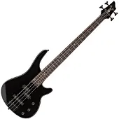 Gear4Music Guitare Basse Harlem 4 par Noir