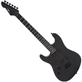 Gear4Music LA Select Modern Left Handed Guitar by Blackout
