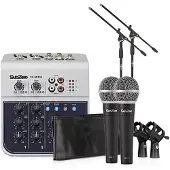 SubZero Pack avec Mini Table de Mixage 4 Canaux & Microphones