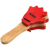 Nino Percussion de Meinl Castagnettes &agrave; Main en Bois NINO585