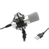 Tie Studio USB Large Diaphragm Condenser Mic Silver
