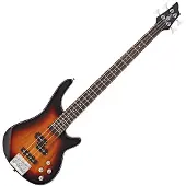 Gear4Music Chicago Bass Guitar by Sunburst
