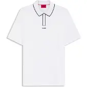 HUGO Dalumo 10257070 Short Sleeve Polo Blanc XL Homme