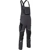 Kübler Salopette BODYFORCE, anthracite / noir, taille de confection 50 (50)