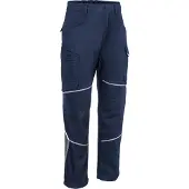 Kübler Pantalon femme ICONIQ bleu foncé/anthracite Forme 2540 Taille 48 (48)