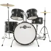 Gear4Music Junior 5 Piece Drum Kit by Black