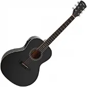 Gear4Music Parlour Electro-Acoustic Guitar by Black