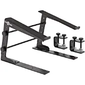 Gear4Music Adjustable DJ Laptop Stand by