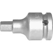 ASW Douille à choc 725 1/2 ″ six pans creux ouverture de clé 17 mm longueur 55 mm (17 mm)