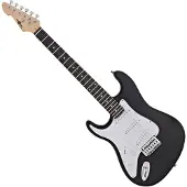 Gear4Music LA Left Handed Electric Guitar by Black