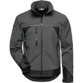 On24 Hommes, Vestes d'extérieur, Veste Softshell (XXL), Gris, XXL