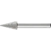 PFERD Fraise sur tige SKM Ø 10 mm Longueur de la tête 20 mm Ø de la tige 6 mm HSS Denture 3