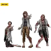 Joy toy Zombie Dark Source Actionfiguren 3er-Pack Scientifiques (femmes) 8 cm