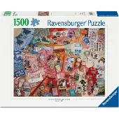 Ravensburger - Puzzle pour adultes - Puzzle de 1500 pièces - Voyage à Tokyo - À partir de 14 ans - Puzzle de qualité supérieure - 12001703