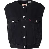 Levi's Collarle Shrunken 90s Waistcoat Noir L Femme