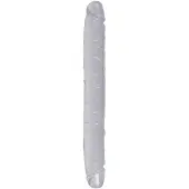Erotic Treasure Cristal - double godemichet - verre - 34 cm