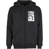 Mister tee Veste de survêtement 'Still Cold' noir / blanc cassé