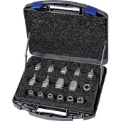 ASW Jeu de clés à douilles 720 E TX 16 OL 16 pièces 1/2 ″ T/E