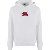 Mister tee Sweat-shirt 'California Bear' rouge / noir / blanc
