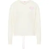 Mymo Pull-over 'Nolie' rose clair / blanc
