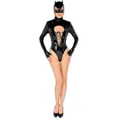 Black Level Black Velvets - body Batwoman manches longues - noir - XL