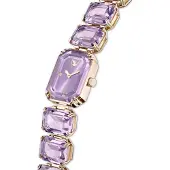 Swarovski Uhr, Armband mit Oktagon-Schliff, Violett, Champagne-vergoldetes Finish MILLENIA:MB MAUVE/MAUVE/PCG 5722364 9009657223641