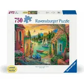 Ravensburger Verlag GmbH Puzzle 12001516 - Le lac de Côme idyllique - 750 pièces Large Pieces, le plaisir du puzzle avec des pièces plus grandes pour Autres