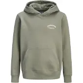 Jack & Jones Junior Sweat 'JJEBrandes' taupe / blanc