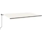 vidaXL Store extensible jaune et orange 450 x 350 cm