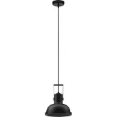 Nova Luce Suspension Ruvi 1 lumière noire