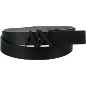 Armani Exchange pour homme. 951017CC50561120 Ceinture en cuir noir (32), Casuel, Classique