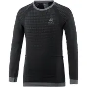 Odlo Evolution Warm Crew Long Sleeve Base Layer Noir 10 Years Enfants