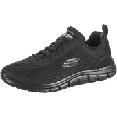 SKECHERS Baskets basses 'TRACK - LESHUR' gris / noir