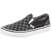 Vans Chaussures - Classic Slip-On - Noir/Gris à Carreaux - - 30 - Chaussures
