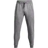 Under Armour Pantalon de sport 'Rival' gris chiné / blanc