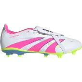 Adidas Chaussures de football Homme Predator League Tongue FG/MG terrain ferme/multi-terrains Cloud White/Lucid Lemon/Lucid Pink