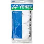 Yonex Wet Super Grap Ac102ex Tennis Overgrip 30 Units Blanc