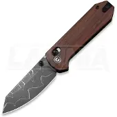 CIVIVI Couteau pliant Yonder Damascus (Jagged), Guibourtia