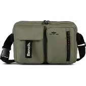 Heinrich Sieber Bench. sac à épaule bandoulière Utility Crossbody Bag Olive Green