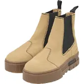 Puma Bottes Mayze Chelsea Suède Plateforme Marron - 37