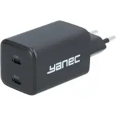 YANEC Chargeur Yanec Compe Gan USB-C 65W