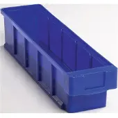 LA-KA-PE Caisse-étagère VKB L400xL93xH83mm bleu polypropylène