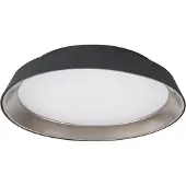 Nova Luce Plafonnier Vela noir Ø 45cm